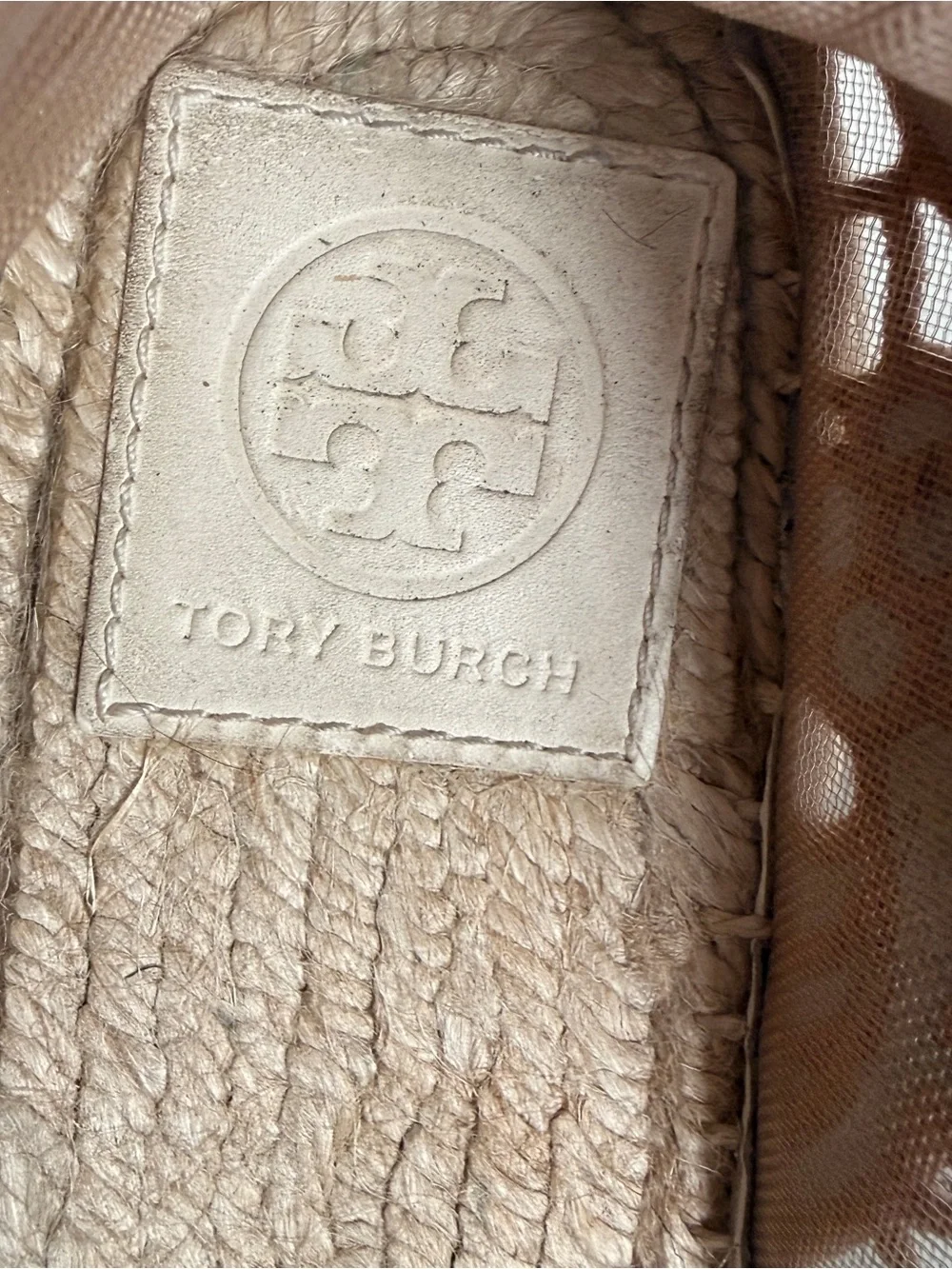TORY BURCH Rhea Lace Espadrilles Size10